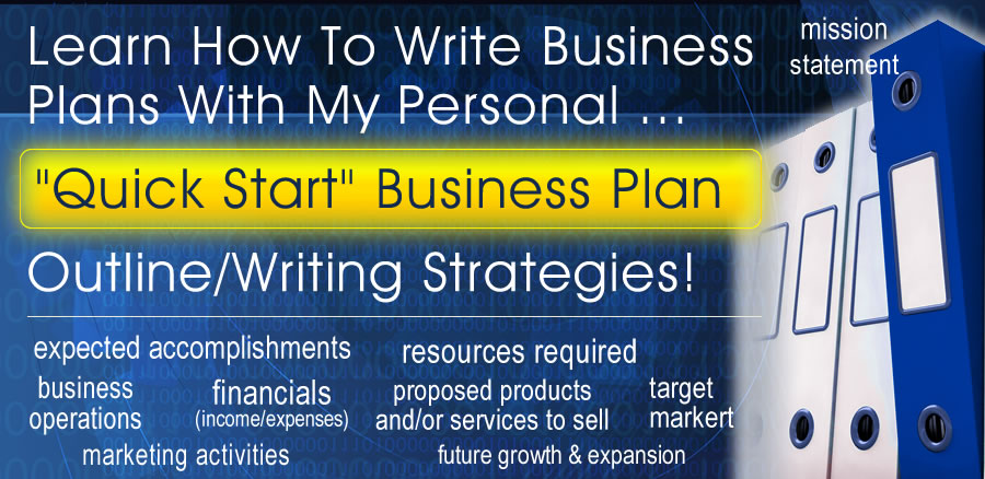Learn How To Write Business Plans With My Personal ... 